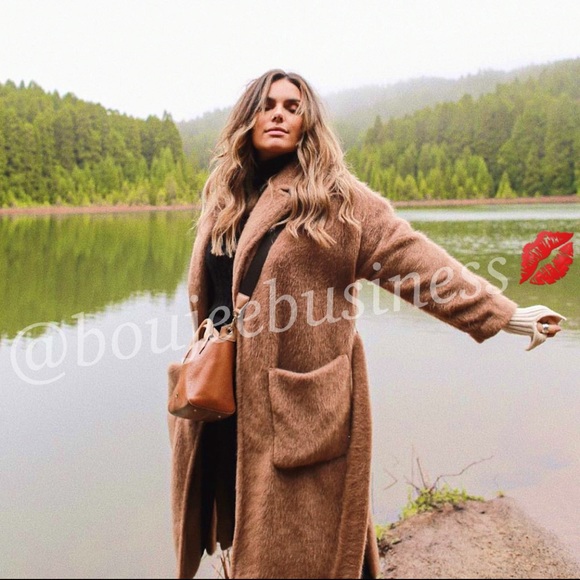 Zara Jackets & Blazers - ZARA Faux Fur Coat with Belt